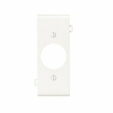 LEVITON 002-OPSC7-OOW RECEPTACLE PLATE SINGLE WHITE 002-0PSC7-00W